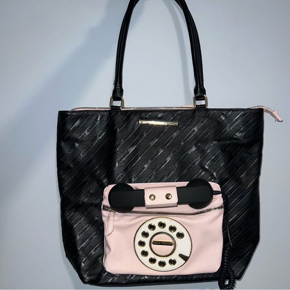 Betsey Johnson Telephone Tote Bag